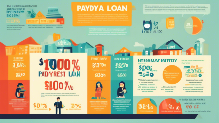 An illustrated infographic comparing payday loan interest rates and terms in Regina, Saskatchewan, highlighting key facts and statistics.