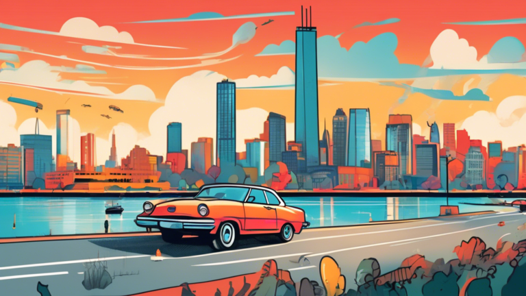 An illustrated guidebook cover showing a car being towed away against a backdrop of the Ontario skyline, with key bullet points about rights, processes, and tips for owners floating around.