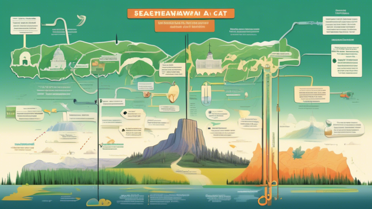 An illustrated flowchart detailing the key points and time frames of the Saskatchewan Limitations Act, set against a backdrop of Saskatchewan's iconic landscapes.