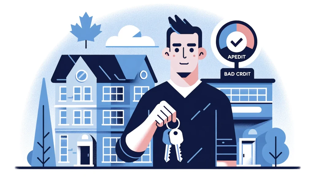 How to Rent with Bad Credit in Canada: Practical Tips That Work — Canadian debt relief illustration