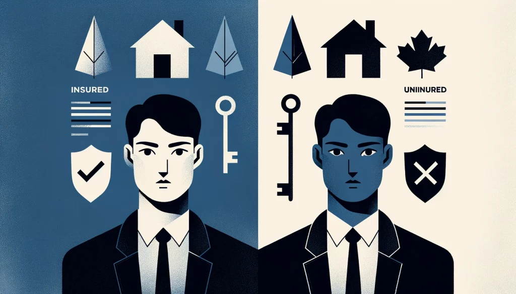 Insured vs Uninsured Mortgage in Canada: Key Differences (2026) — Canadian debt relief illustration