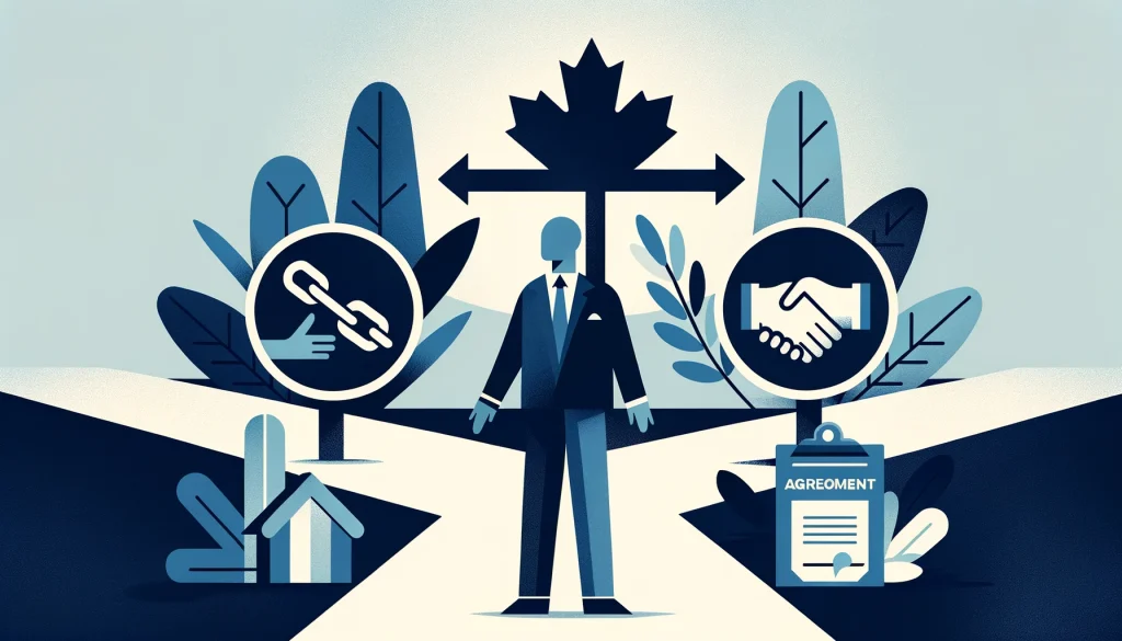 Undischarged Bankrupt vs Consumer Proposal in Canada (2026) — Canadian debt relief illustration