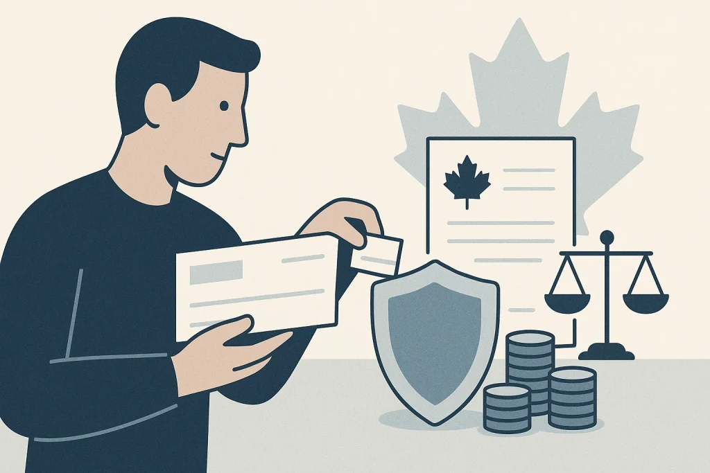 Wage Garnishment in Ontario: Limits & Your Rights 2026 — Canadian debt relief illustration