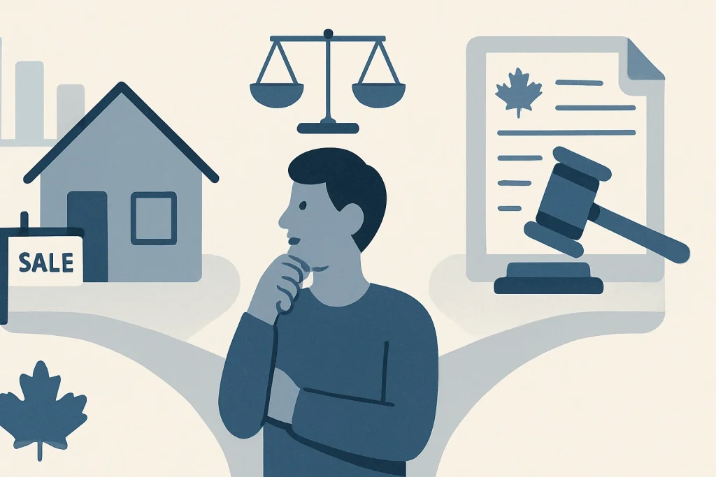 Faillite ou saisie immobilière au Canada : impact sur le crédit en 2026 — Exemple de désendettement au Canada