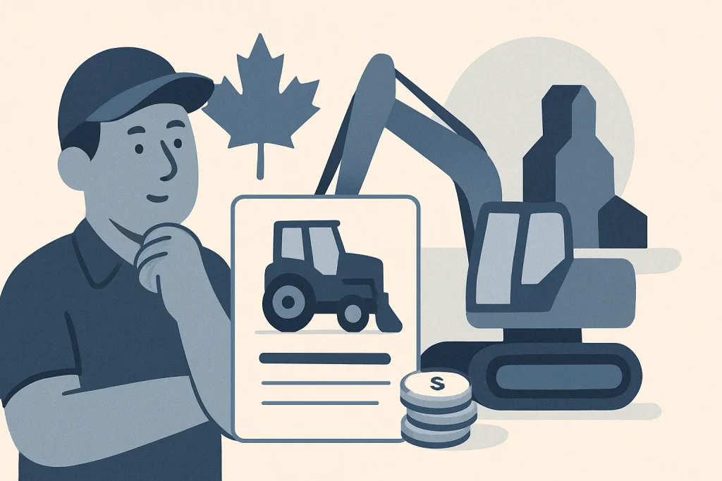 Heavy Equipment Loans With Bad Credit in Manitoba (2026) — Canadian debt relief illustration