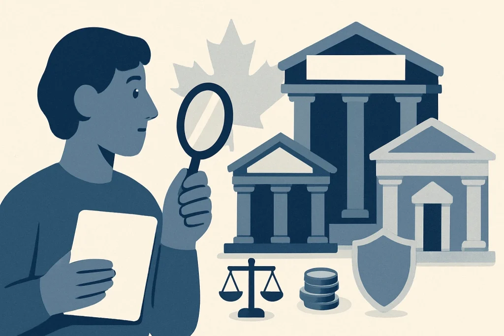 How to Choose a Loan Provider in Canada (2026 Guide) — Canadian debt relief illustration