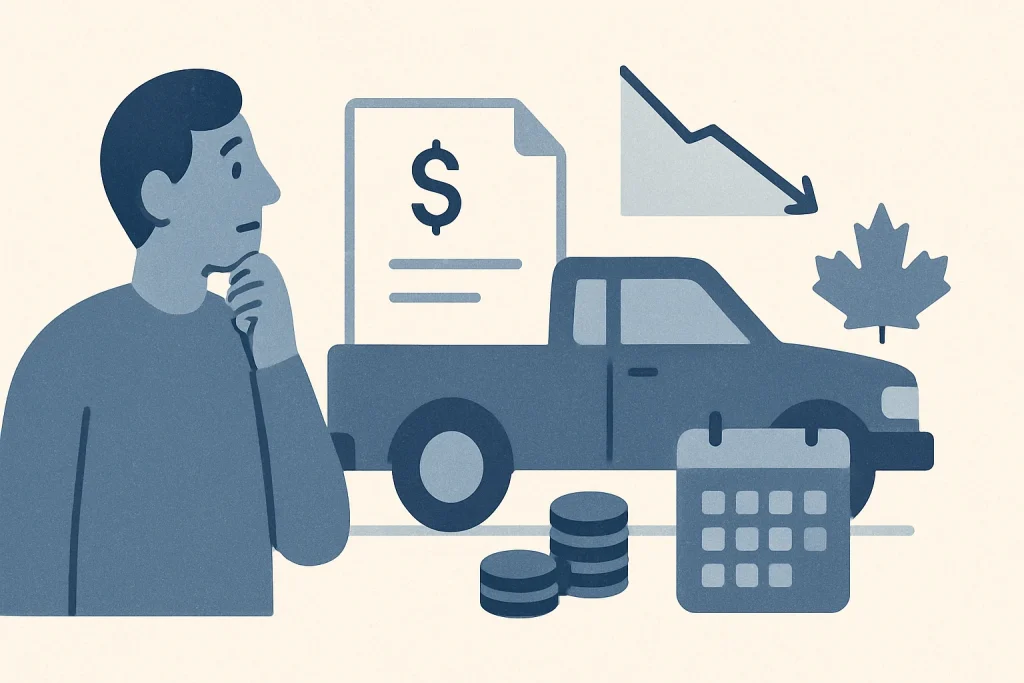 Truck Loans in Canada: What They Really Cost (2026) — Canadian debt relief illustration