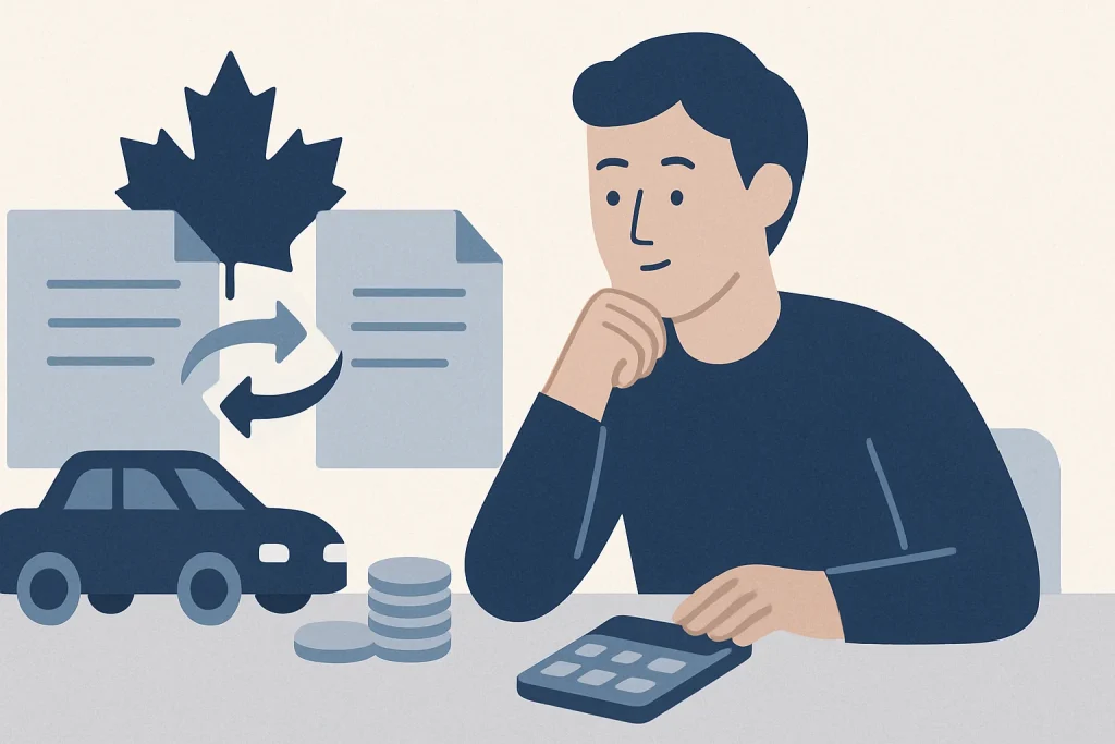 Consolidate Car & Personal Loans in Canada (2026): Guide — Canadian debt relief illustration