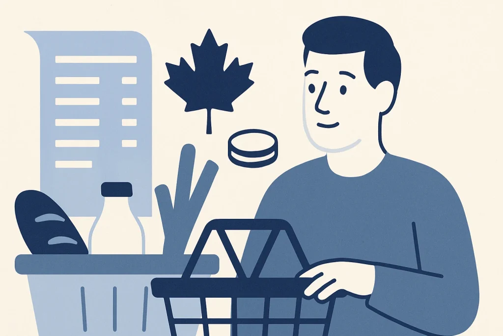 Grocery Prices in Canada 2026: Why They're Still Rising — Canadian debt relief illustration