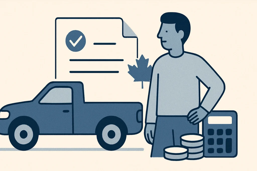 Truck Loans With Bad Credit in Canada (2026 Guide) — Canadian debt relief illustration