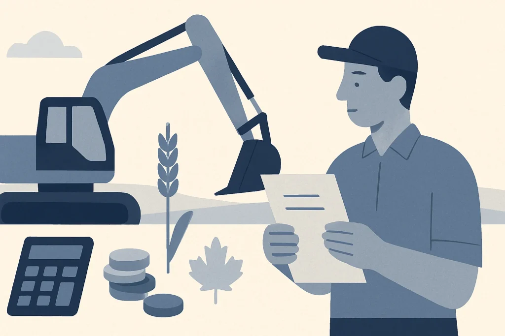Used Heavy Equipment Loans in Saskatchewan (2026 Guide) — Canadian debt relief illustration